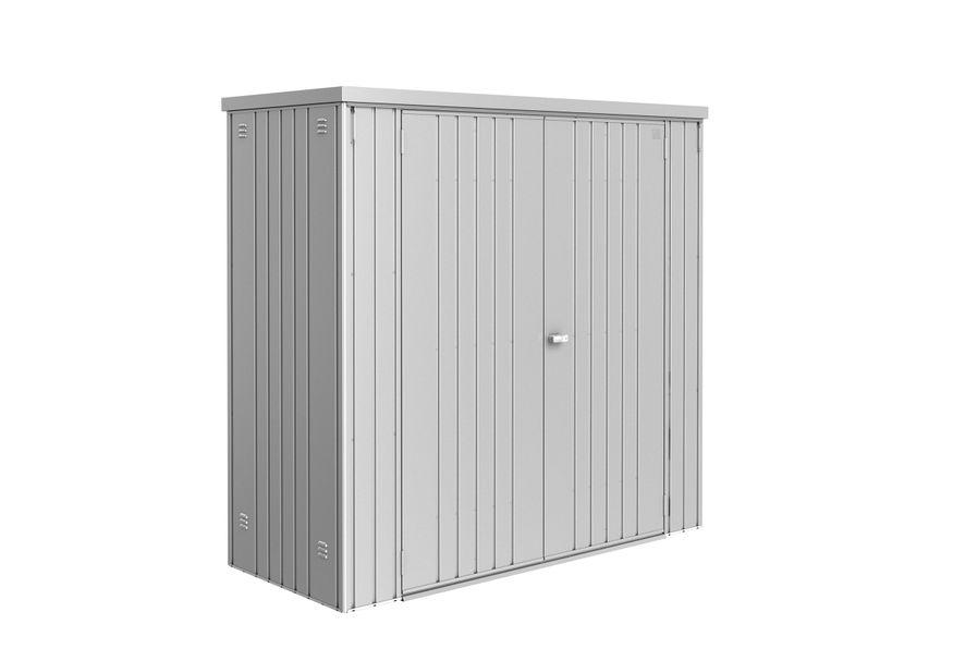 Biohort Tuinkast Gr.190 zilver metallic Foto van Biohort Tuinkast Gr.190 zilver metallic
