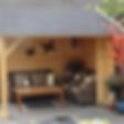 Foto von Azalp Schuppen mit Satteldach Bjorn 400x320 cm, 30 mm