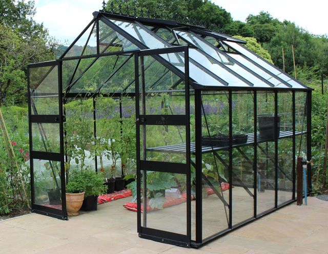 Foto van Royal Well Blockley 108 - zwart gecoat - veiligheidsglas 3mm