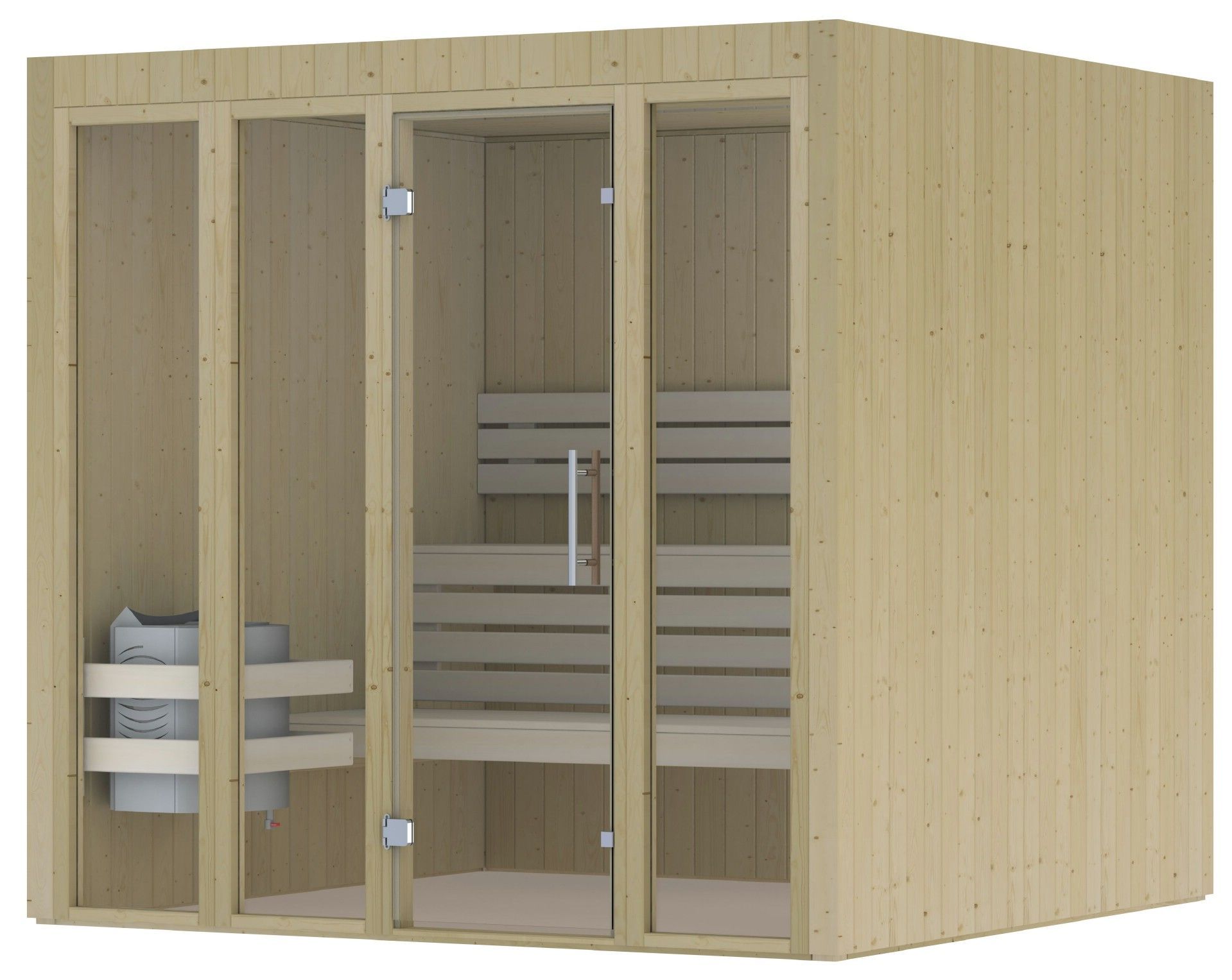 Foto van Hot Orange Blossom Binnensauna