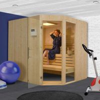 Foto van Hot Orange Bluebell Binnensauna