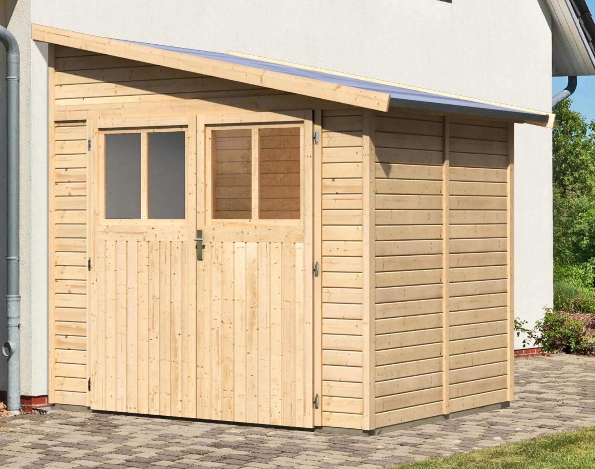 Foto van Karibu 68357 Bomlitz 2 tuinhuis