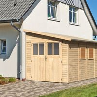 Foto der Karibu 68863 Gartenhaus Bomlitz 4
