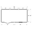 Foto von WoodAcademy Douglasie Gartenhaus Borniet Excellent 580x300 cm