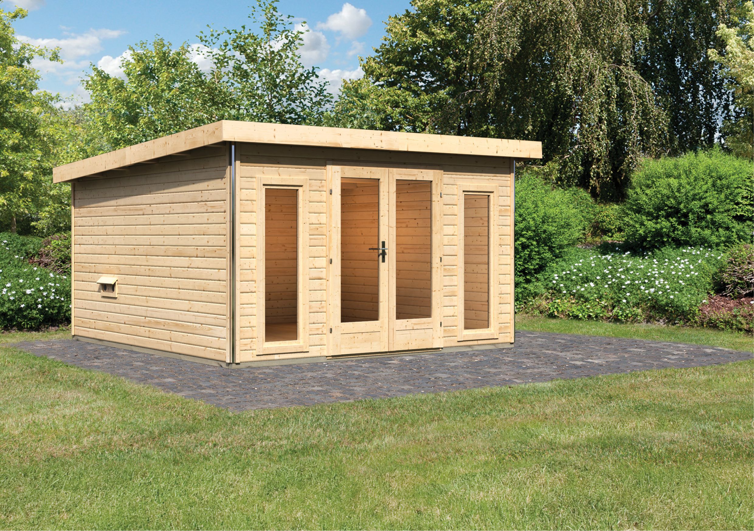 Foto van Karibu 36283 Mainburg 3 buitensauna