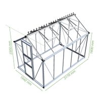 Foto van Royal Well Burford 106 - zwart gecoat - veiligheidsglas 3mm