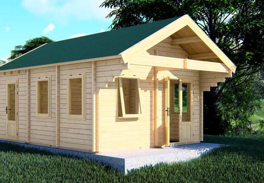 Graed Chalet Calm 600x450 cm - 68 mm Foto von Graed Chalet Calm 600x450 cm - 68 mm