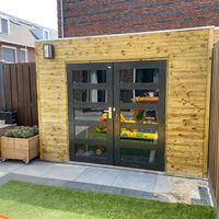 Foto van Solid s8731-1 tuinhuis Capri - Hogedruk geïmpregneerd