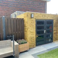 Foto van Solid s8731-1 tuinhuis Capri - Hogedruk geïmpregneerd