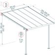 Foto van Palram - Canopia Capri Aluminium Veranda 3x3.05