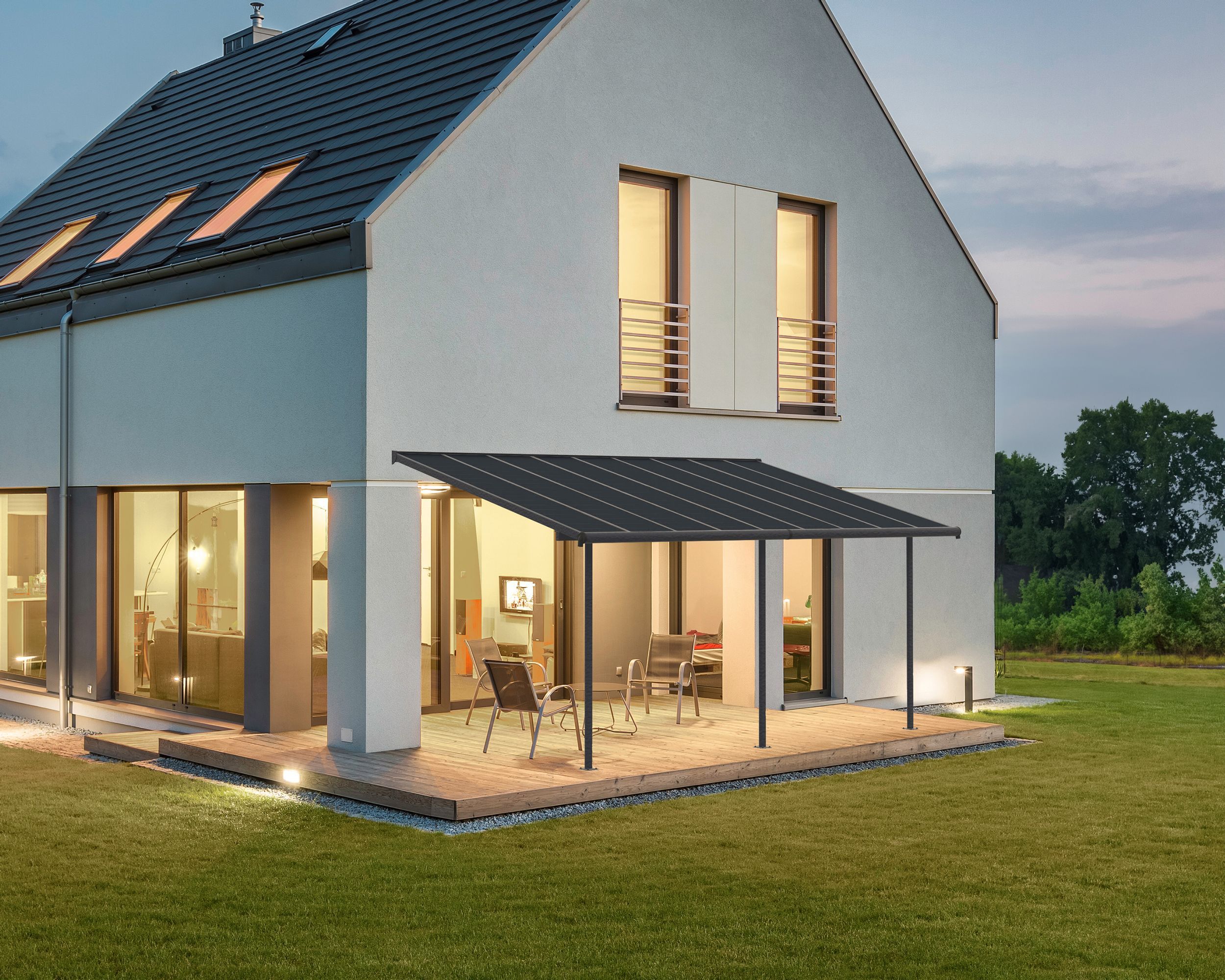 Foto van Palram - Canopia Capri Aluminium Veranda