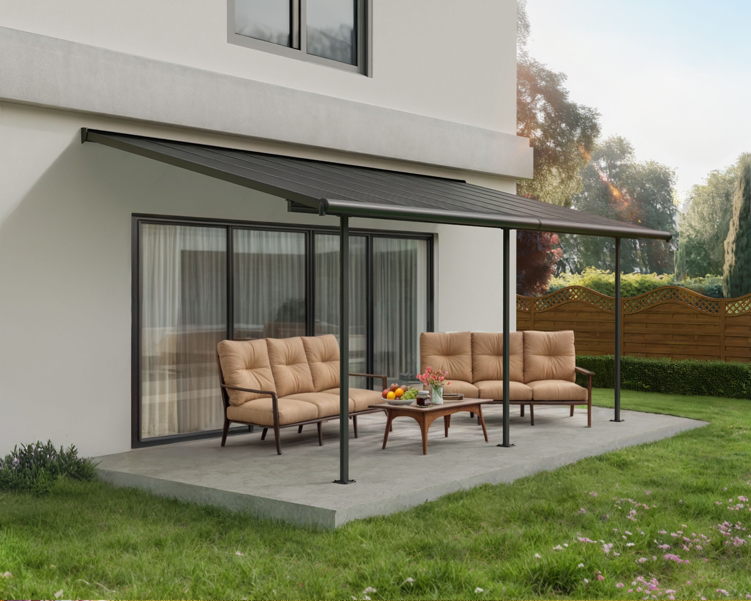 Foto der Palram - Canopia Capri Aluminium Überdachung