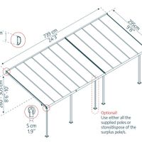 Foto van Palram - Canopia Capri Aluminium Veranda