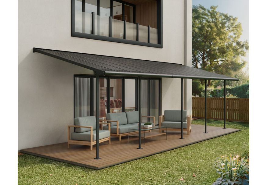 Palram - Canopia Capri Aluminium Überdachung 3x8.51 Foto von Palram - Canopia Capri Aluminium Überdachung 3x8.51