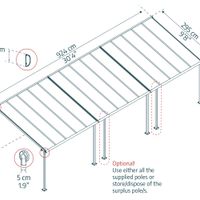 Foto van Palram - Canopia Capri Aluminium Veranda