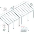 Foto van Palram - Canopia Capri Aluminium Veranda 3x9.71