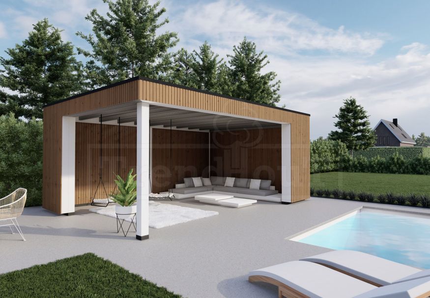 Trendhout Außenaufenthalt Capri rechts 610x425 cm Foto von Trendhout Außenaufenthalt Capri rechts 610x425 cm