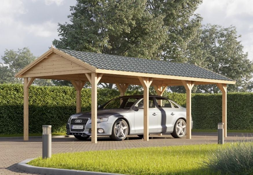 Graed Carport Single 300x600 cm Foto von Graed Carport Single 300x600 cm