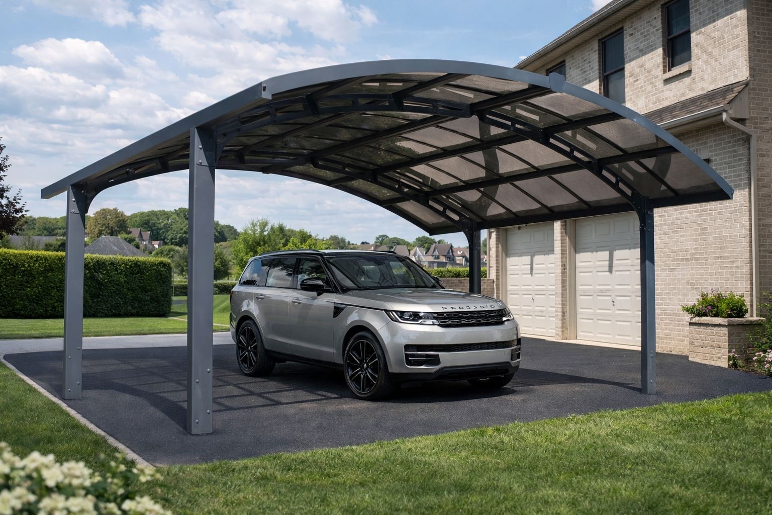 Foto van Palram - Canopia Arizona Breeze Dubbele Aluminium Carport