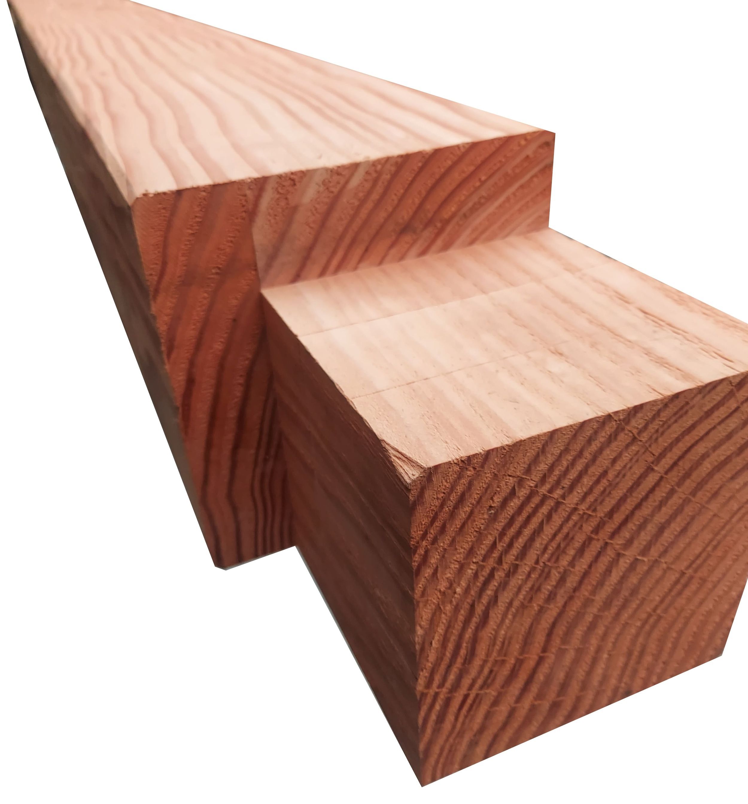 Foto van Azalp Douglas Hoekpaal met inkeping Fijn Bezaagd 150 x 150 mm - 250 cm