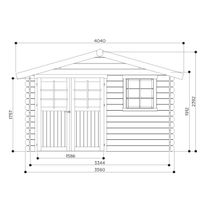 Foto der Solid S8275 Chimay Gartenhaus