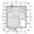 Foto van Azalp Elementsauna 152x169 cm, elzen