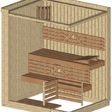 Foto van Azalp Elementsauna 169x135 cm, elzen