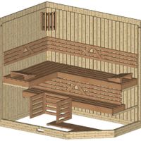 Foto der Azalp Elementsauna Classic