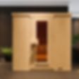 Foto van Azalp Elementsauna 220x220 cm, vuren