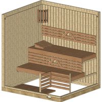 Foto der Azalp Elementsauna Classic