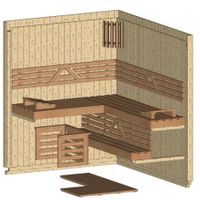 Foto der Azalp Elementsauna Classic