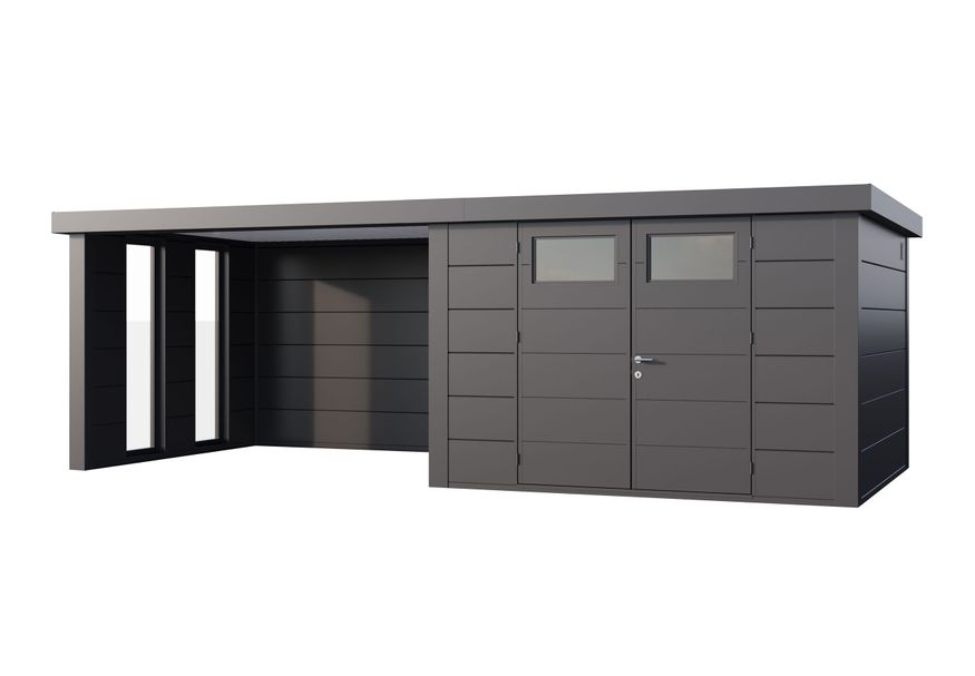 Foto van Telluria Classico 3330 lounge Large links - met ramen - antraciet