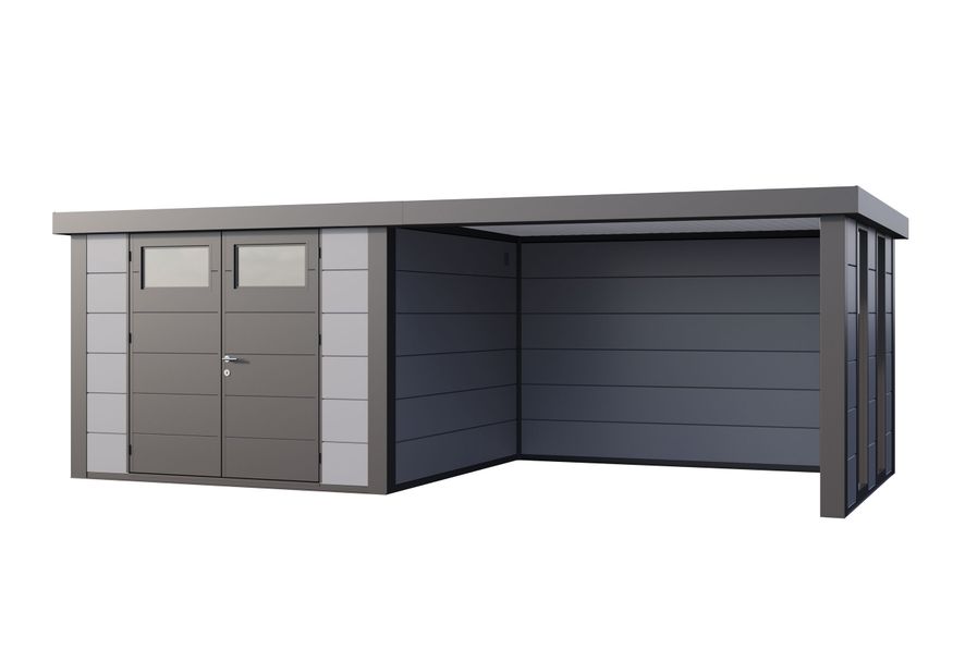 Foto van Telluria Classico 3030 lounge Large rechts - met ramen - lichtgrijs