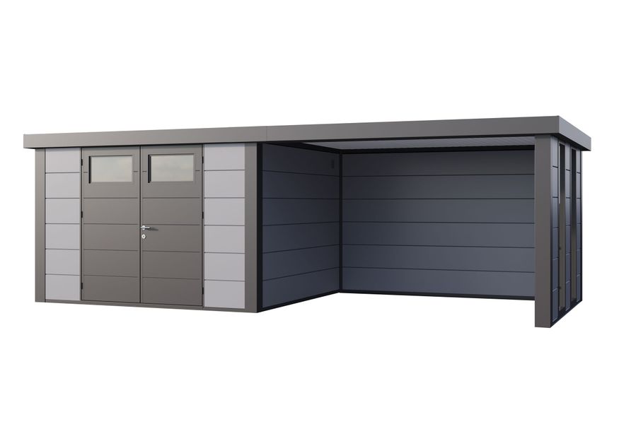 Foto van Telluria Classico 3330 lounge Large rechts - met ramen - lichtgrrijs