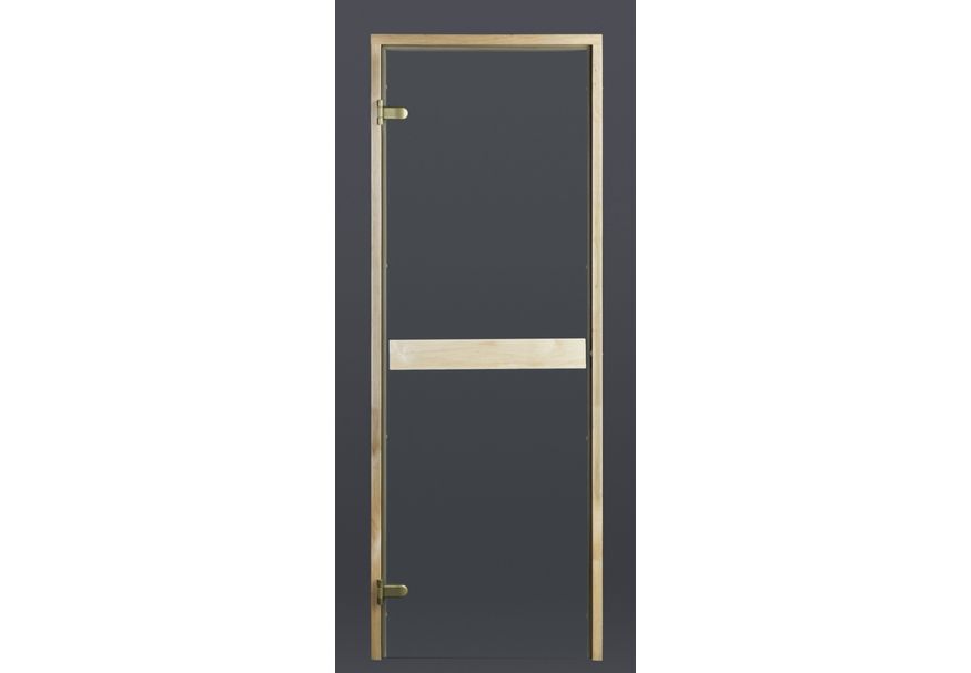 Ilogreen Saunatür Classic 69x189 cm, klar 8 mm Foto von Ilogreen Saunatür Classic 69x189 cm, klar 8 mm