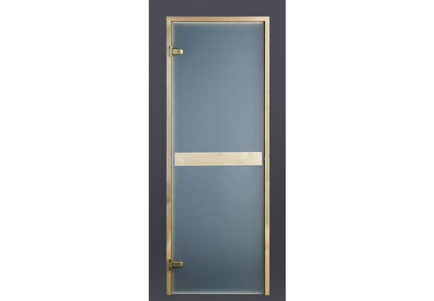 Ilogreen Saunatür Classic 69x209 cm, Satin 8 mm Foto von Ilogreen Saunatür Classic 69x209 cm, Satin 8 mm