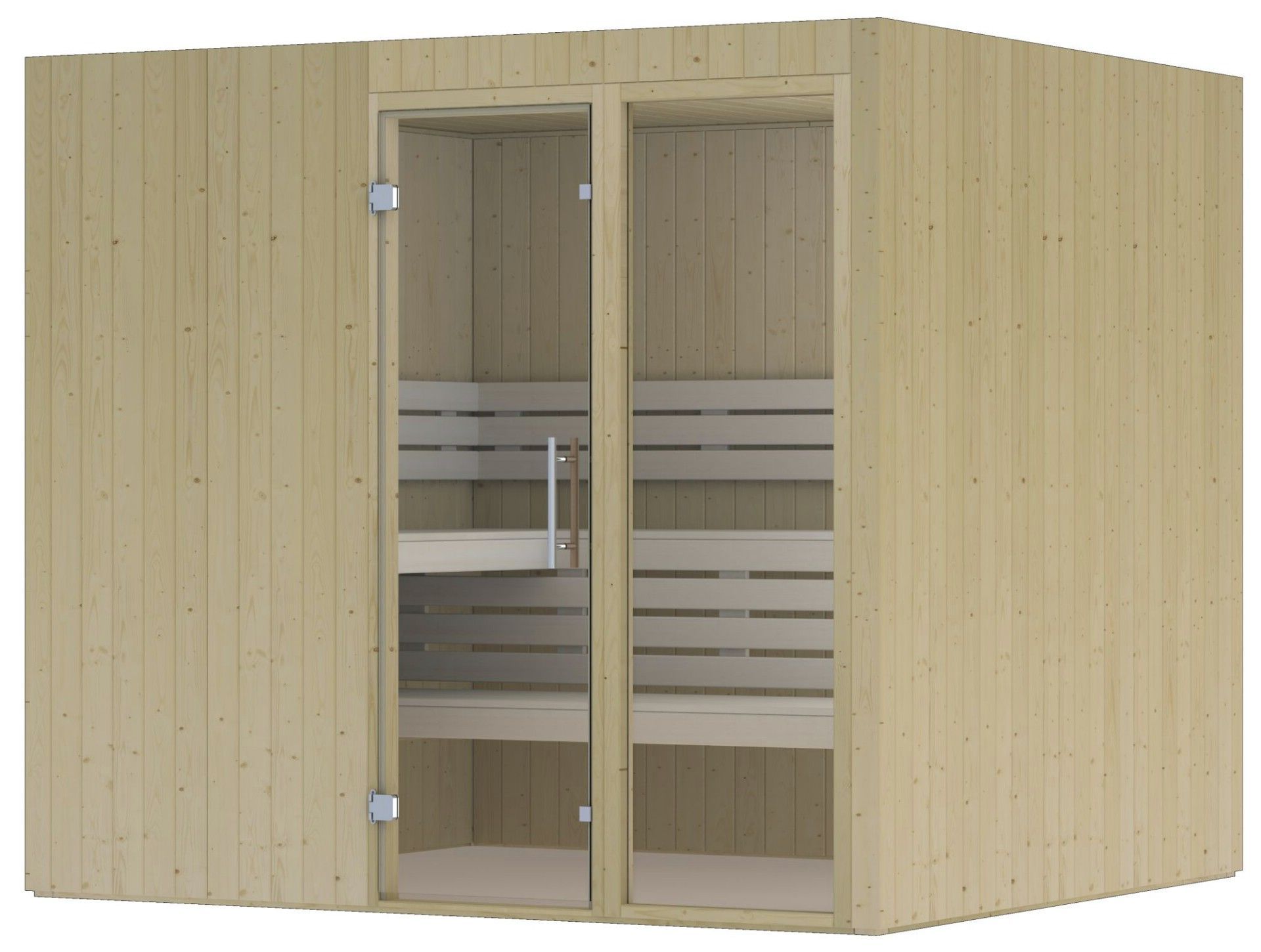 Foto van Hot Orange Clover Binnensauna