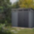 Foto van Keter Cortina 97 kunststof tuinhuis Antraciet