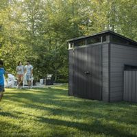 Foto van Keter Cortina 77 Kunststof Tuinhuis