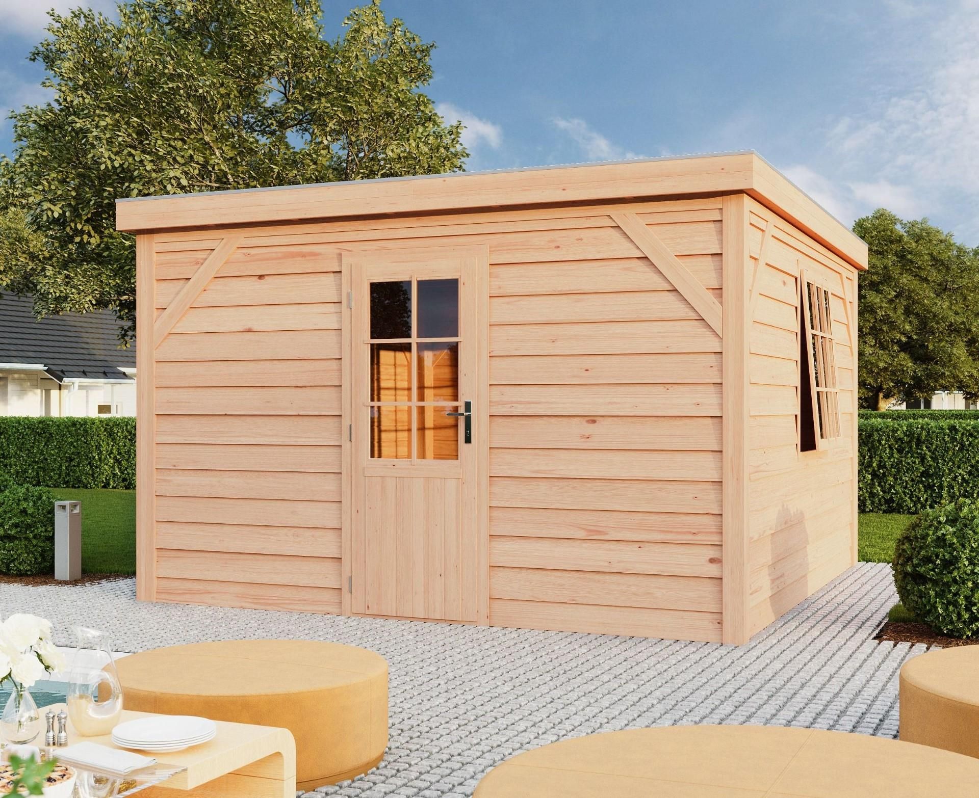 Foto der WoodAcademy Douglasien Gartenhaus Count