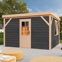 Foto van WoodAcademy houten tuinhuis Count nero