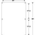 Foto van WoodAcademy houten tuinhuis Crown nero 300x400 cm