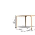 Foto von Karibu Cubus holzern pavillon (45959) - 320 x 320 cm