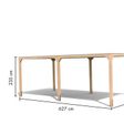 Foto von Karibu Cubus holzern pavillon (97619) - 627 x 320 cm