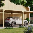 Foto von Karibu Cubus holzern pavillon (97619) - 627 x 320 cm