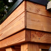 Foto van WoodAcademy tuinhuis met overkapping Cullinan nero