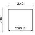 Foto von SmartShed Gartenhaus Cube Novia 2422