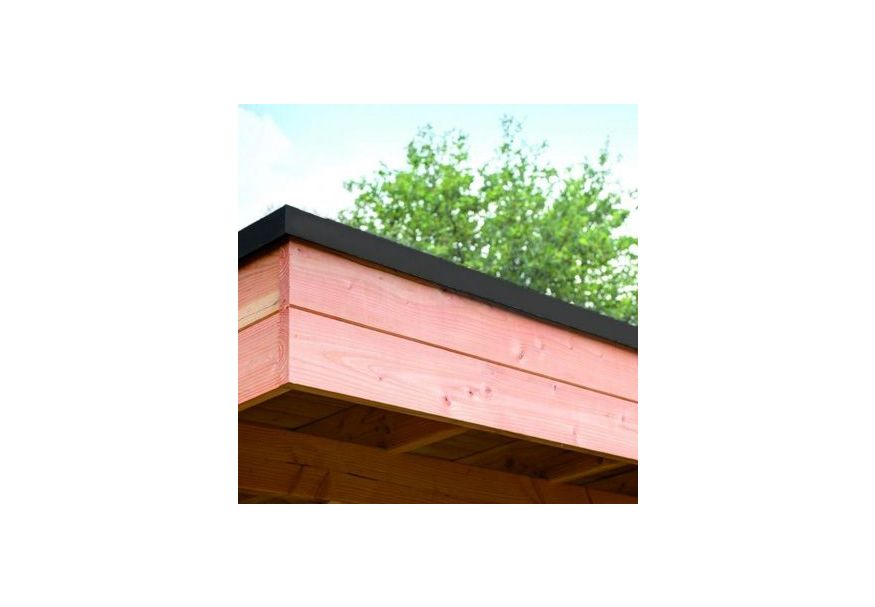 Interflex aluminium daklijstset voor 2128 M - zwart* Foto van Interflex aluminium daklijstset voor 2128 M - zwart*