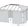 Foto von Palram - Canopia Dallas 4900 Vorhang Set*
