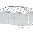 Foto von Palram - Canopia Dallas 6100 Netze Set*